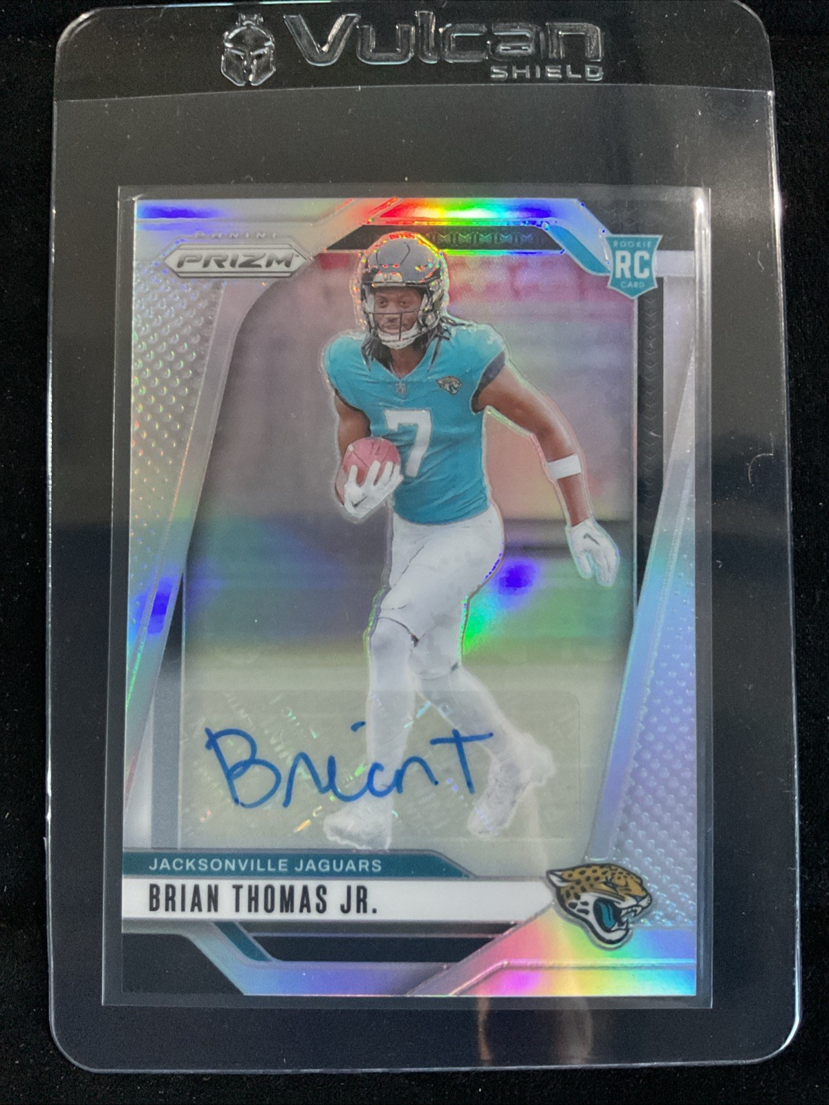 2024 Panini Prizm Rookies Brian Thomas Jr. #314 Silver Prizm Autographs (AU, RC)