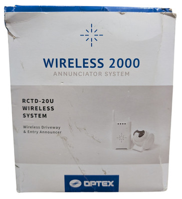 Optex RCTD-20U Wireless 2000 Alert Driveway Alarm Annunciator System