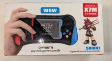OH YOUTH JOYSTICK GAME CONSOLE- MODEL X7M - 3.5 INCHES -RED & BLUE -