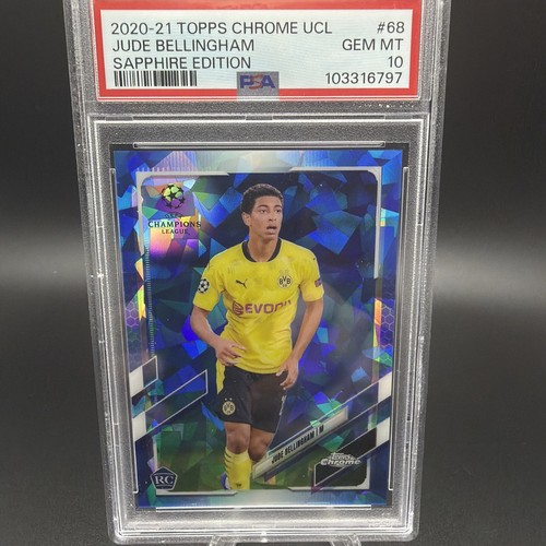 2021-22 Topps Sapphire Jude Bellingham PSA 10 GEM MINT ROOKIE RC