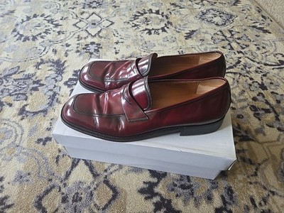 Salvatore Ferragamo Dark Burgundy Leather Loafers Salvatore Ferragamo Loafers Burgundy Leather Tassel Moc Toe  main image 2