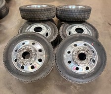 Set Of Oem 05-26 Ford F450 F550 Alcoa 19.5 Wheels 22570r19.5 Continental G