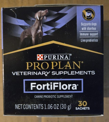 #ad Purina FortiFlora Pro Plan Dog Probiotic Supplement 30 Sachets Pack $22.99