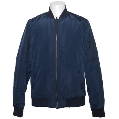 Primark, Bomberjacke, Herren, Größe: L, Blau, Elasthan/Polyester #T7n