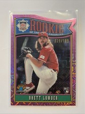 Topps 2025 Bowman ROY Rhett Lowder Reds ROY-11 Pink Mojo /199 RC Rookie Insert