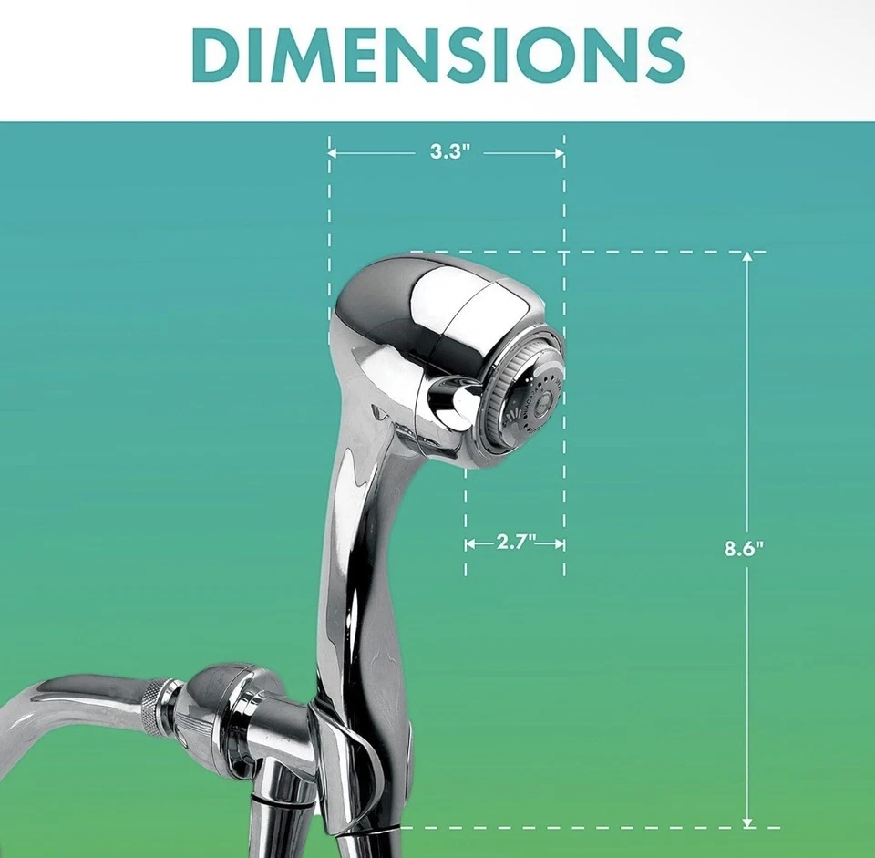 Earth Showerhead - Niagara Conservation | Energy & Water Saving Handheld Showerh - Image 2 of 4