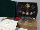 2002 Canada Sterling Silver/Gold Proof Golden Jubilee Comm. 8 coin set . OGP/COA