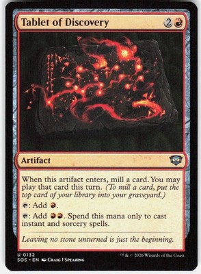Tablet of Discovery 132 Secrets of Strixhaven Magic the Gathering