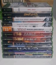 Xbox Original Game Bundle Joblot 11 Games HALO 1 &2 Need For speed underground 