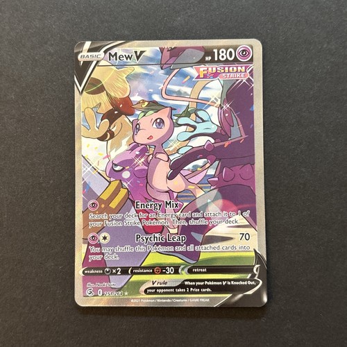 ** Mew V 251/264 NM Fusion Strike Pokemon SWSH Sword & Shield