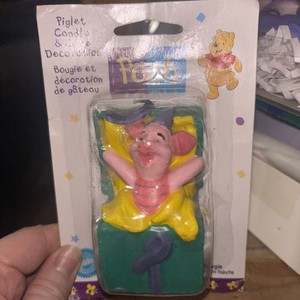 Piglet Candle & Cake Decoration