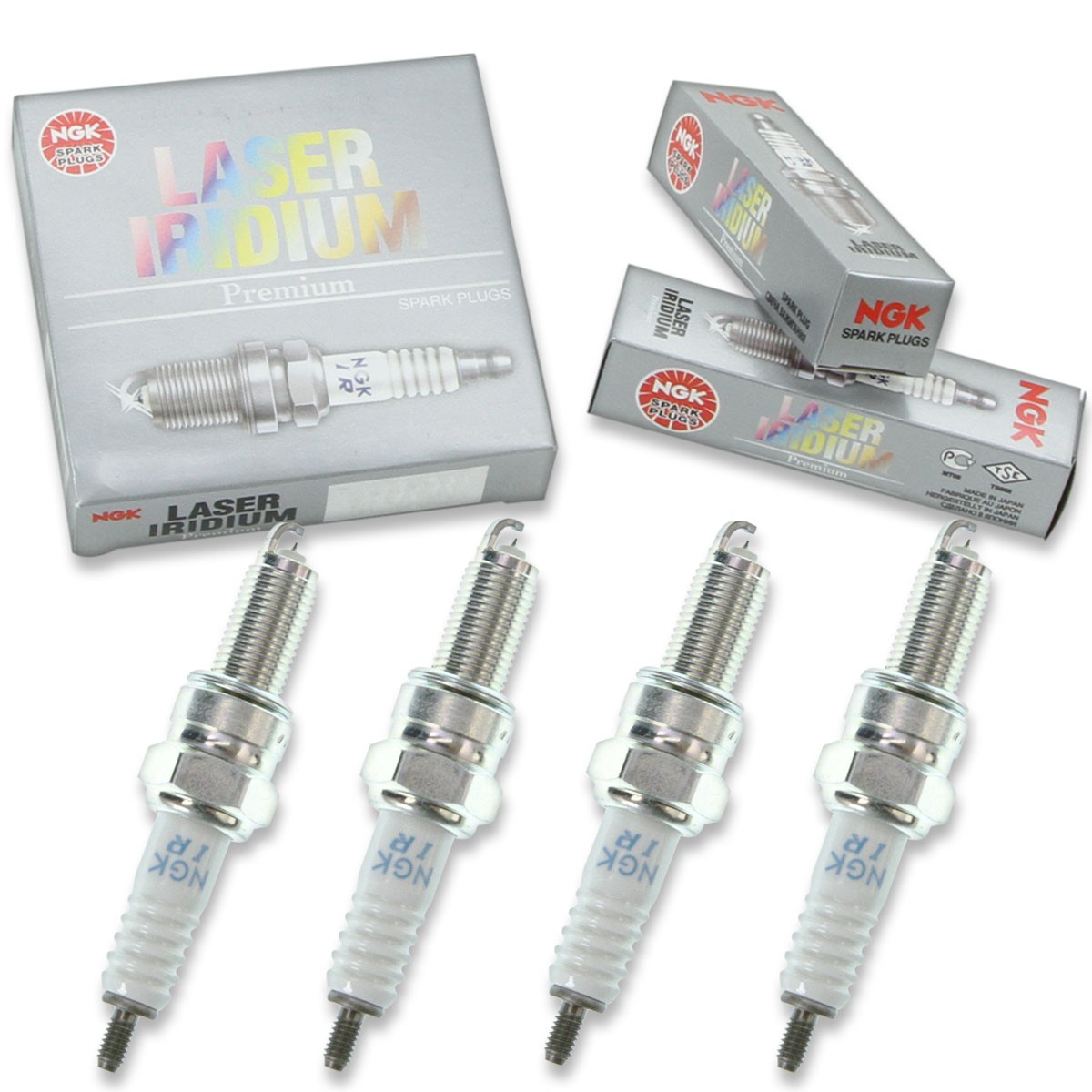 4 pc NGK 91064 SIMR8A9 Laser Iridium Spark Plugs for 31916-MEH-003 Ignition uy