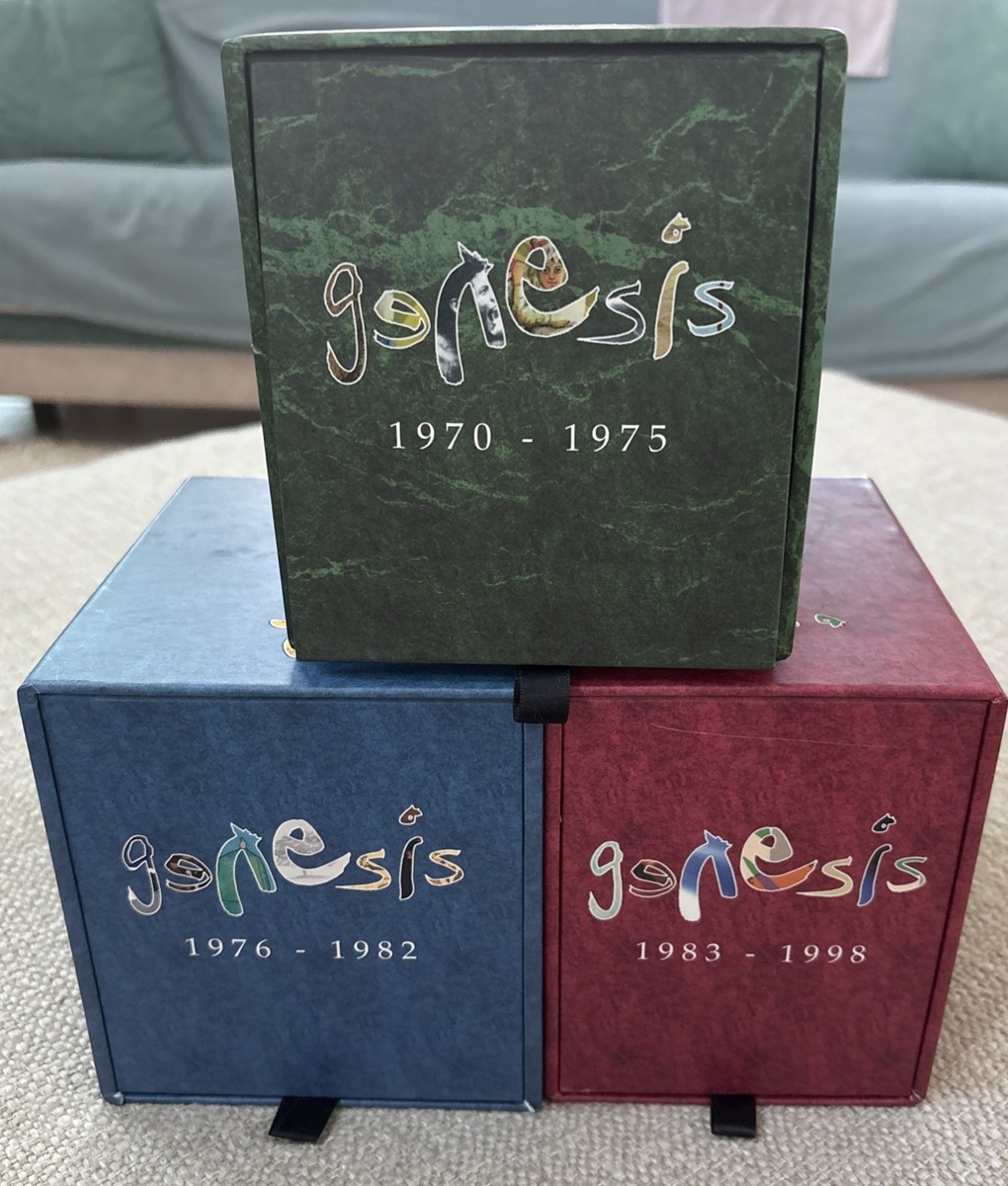 Genesis 1970–1998 Box Set Collection 3 Volumes CD/DVD Progressive