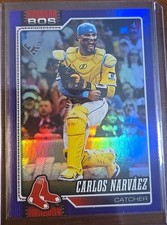 Carlos Narvaez 2026 Topps Series 1 Purple Holo Foil /250 Boston Red Sox