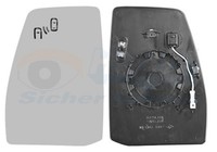 Spiegelglas AußEnspiegel Hagus VAN Wezel 1989835 Konvex Beheizbar FüR Ford V362