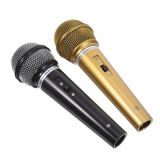  2 Pcs Mini Simulation Microphone Retro Prop Halloween Costume Kids Pretend