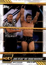 2021 Topps WWE NXT #14 Jake Atlas Def. Drake Maverick - WWE