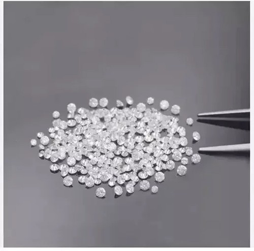 Certified 1 mm Round Cut CVD Diamond J Color VS1 Clarity 100 Pcs Diamond Lot - Picture 3 of 8