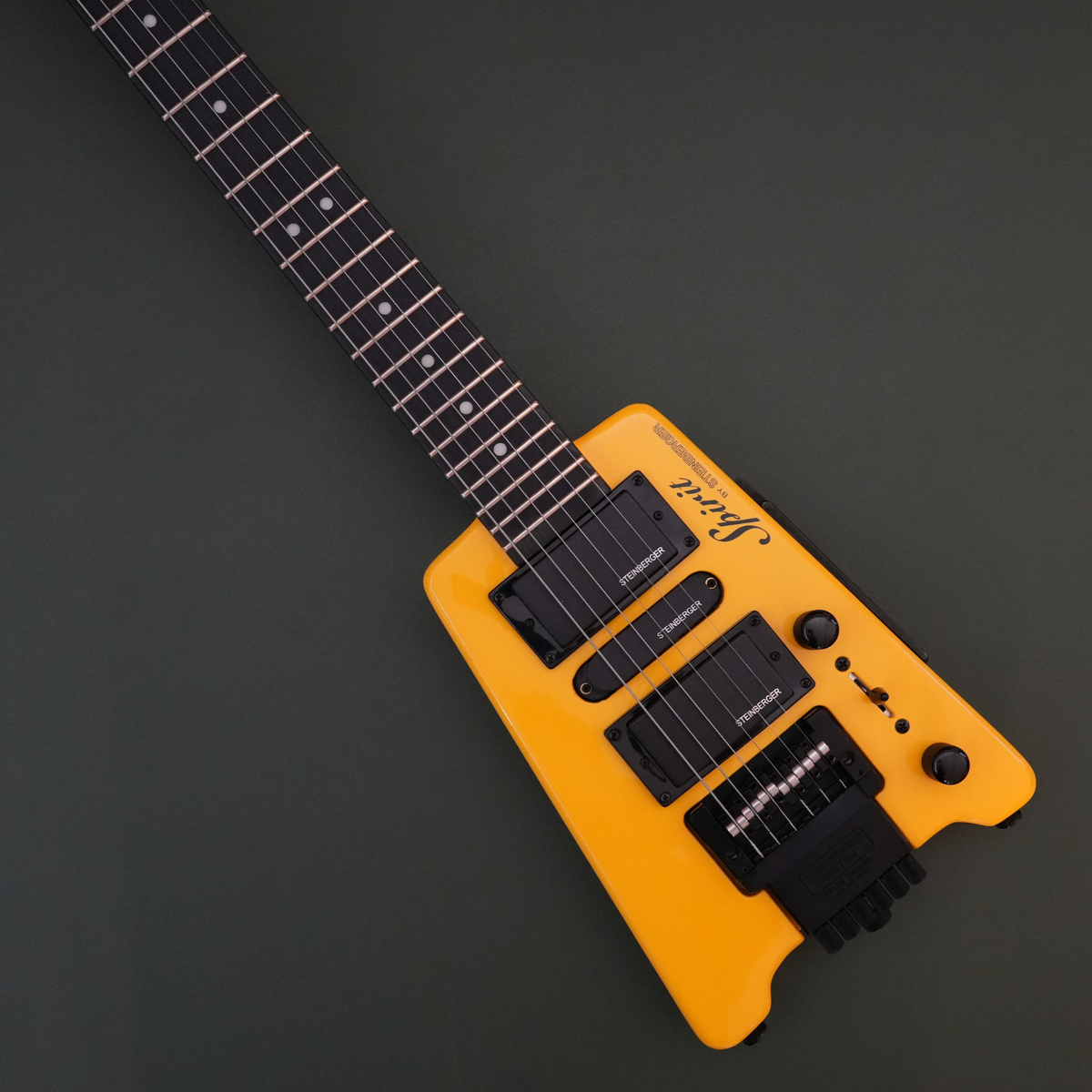 STEINBERGER Spirit GT-PRO Deluxe Hot Rod Yellow Headless HB-SC-HB