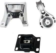 3PCS Engine Motor Mounts Transmission Mount Kit - Compatible with 2008-2011