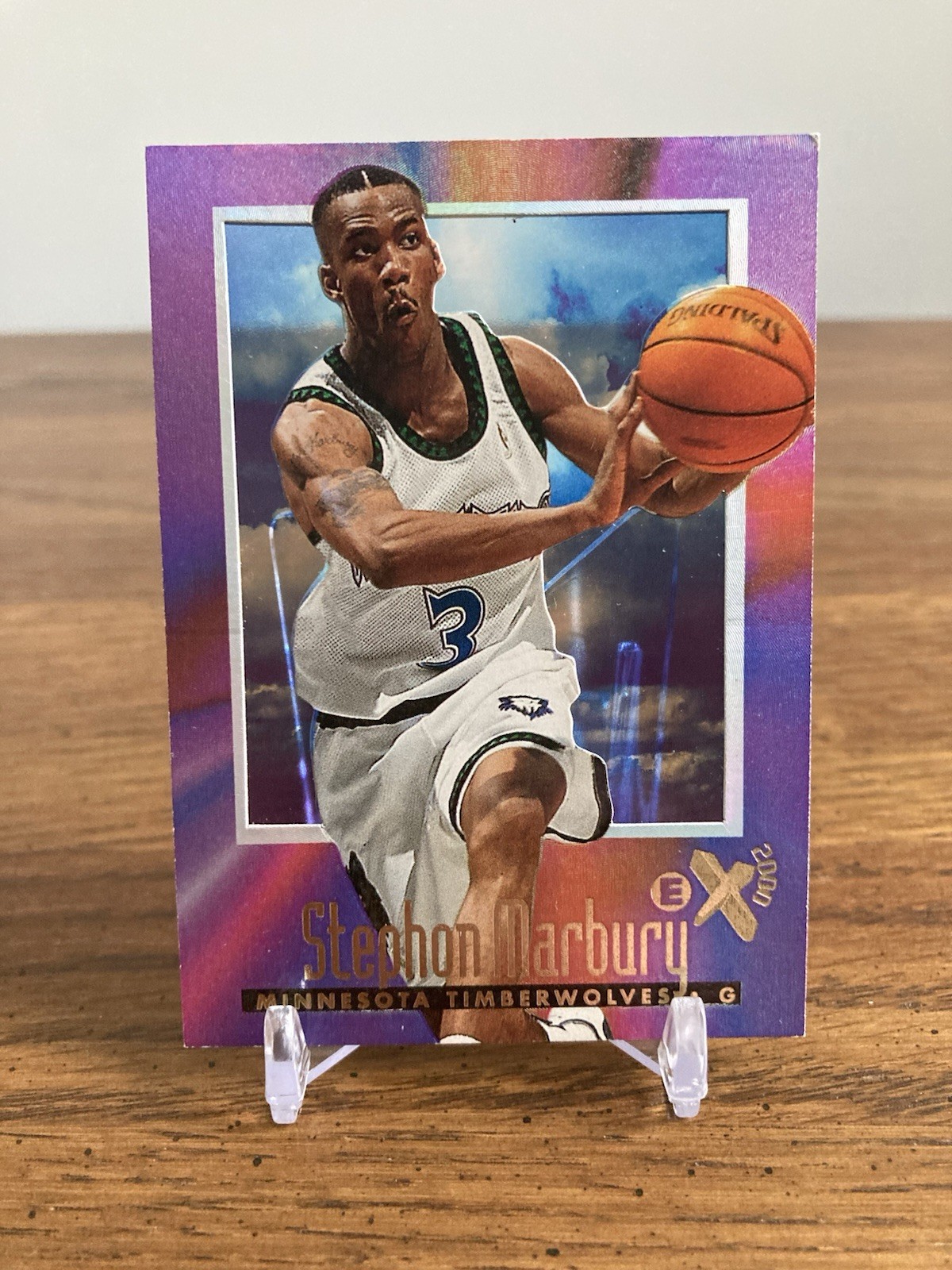 1996-97 Skybox E-X2000 Stephon Marbury #42 (RC)