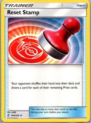 Reset Stamp 206/236 Uncommon SM - Unified Minds