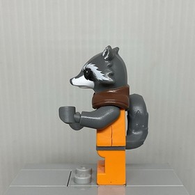 LEGO Marvel Guardians of Galaxy sh122 Rocket Raccoon Minifigure 76020 Note