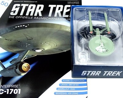 STAR TREK EAGLEMOSS RAUMSCHIFF COLLECTION USS ENTERPRISE NCC-1701 AUSGABE #50