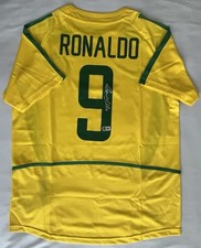Ronaldo Nazario Brazil National Team Signed Jersey Beckett COA Brasil
