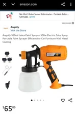 900ML 550W Electric Paint Sprayer Spray Painting Gun For Fence Wall Furniture