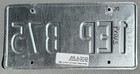 MD License Plate Maryland Lic White Black — photo 2