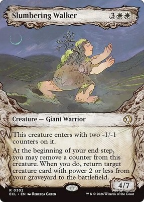 Showcase SLUMBERING WALKER x1 mtg NM-M Lorwyn Eclipsed 1 Rare