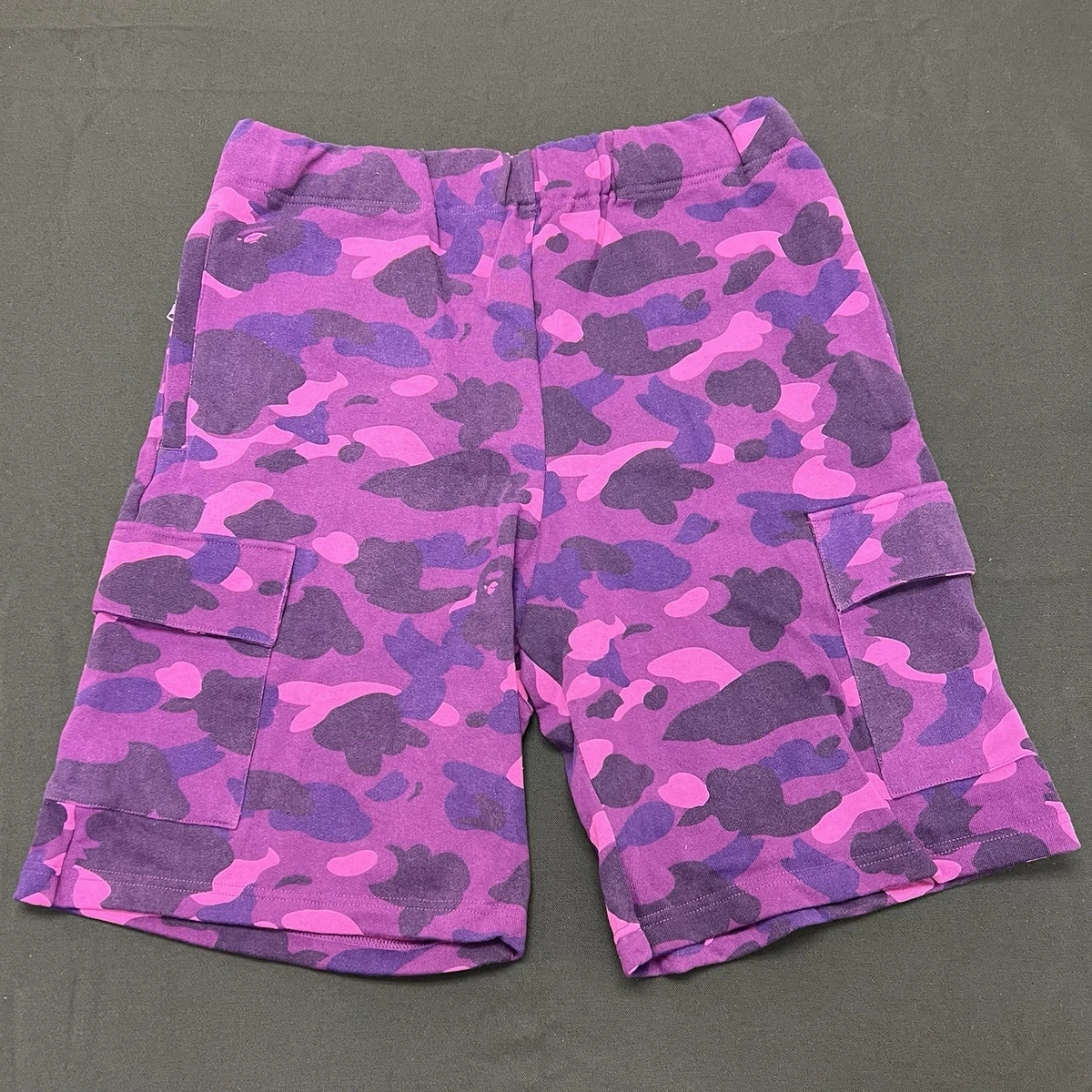 A Bathing Ape Purple Cotton Shorts for Men for sale | eBay