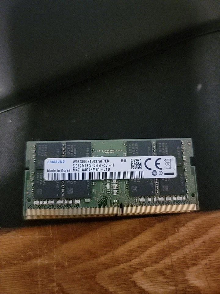 M471A4G43MB1-CTD SAMSUNG 32GB 2RX8 PC4-2666V SODIMM - Image 2 of 4