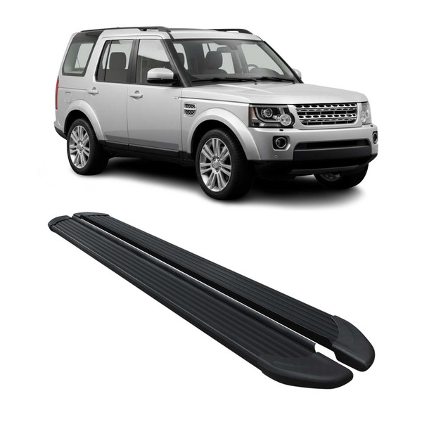 Schweller Trittbretter Schweller FüR Land Rover Discovery 2009-2017 Alu Schwarz-image