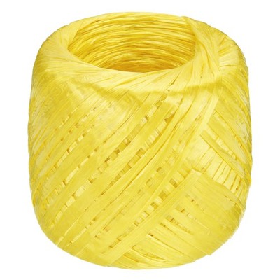 Polyester Nylon Plastic Rope Twine Household Bundled,550m L Yellow