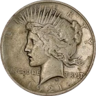 1921-P Peace Dollar - Rim Bumps