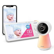 VTech RM5756HD Smart Wi-Fi Video Baby Monitor with 5 Inch Screen
