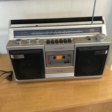 Sony CFS-43 Boombox Stereo Cassette Player - for parts