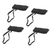 2 Pairs Black  Fin Savers Tethers Leashes Flippers Swim Dive Fin