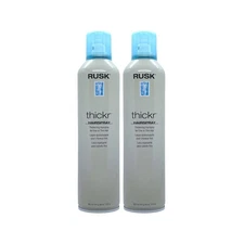 Rusk Thickr Thickening Hairspray for Fine Hair 10.6 Oz (Pack of 2)