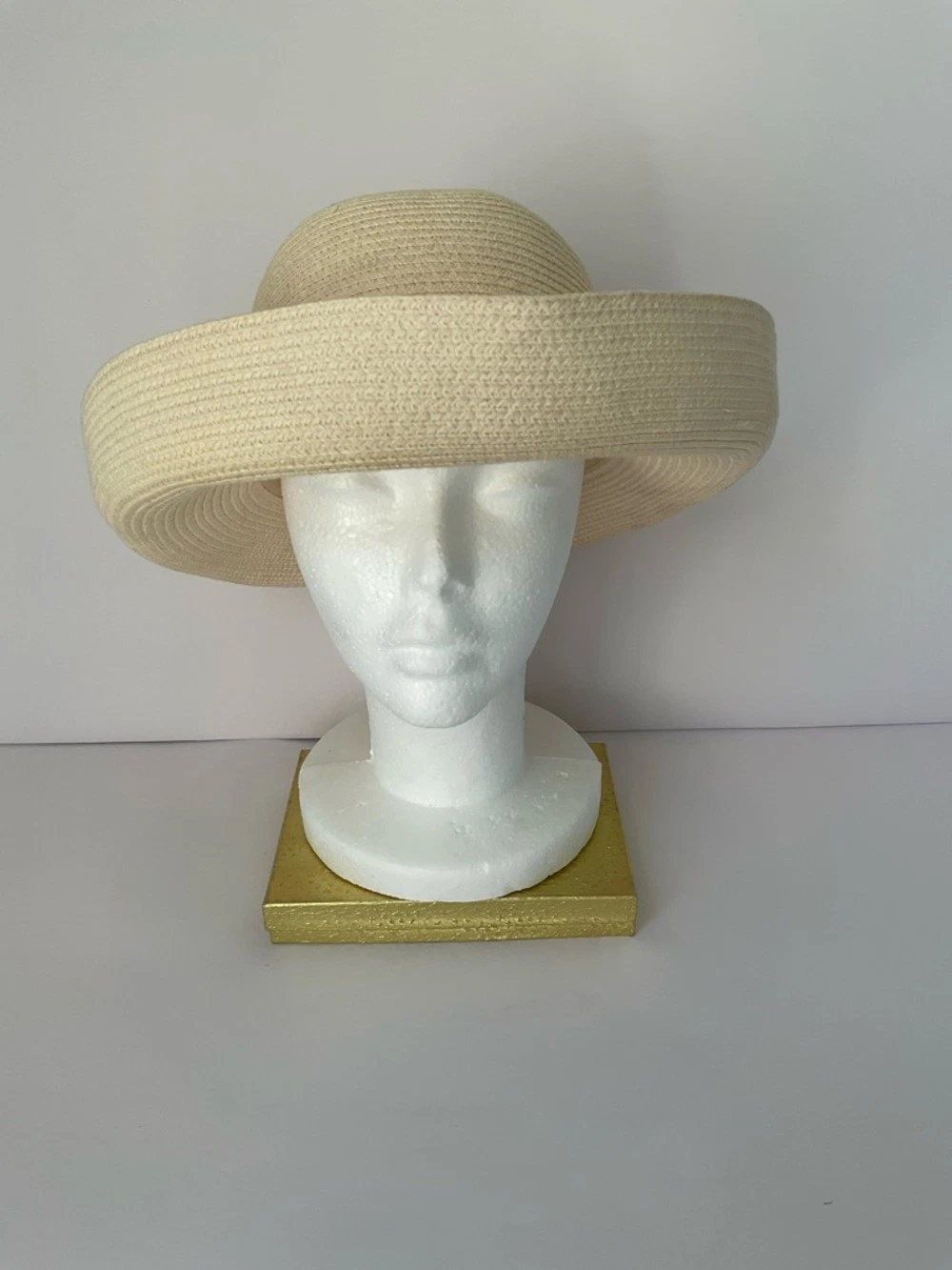 Nordstrom Made In Italy Women’s Straw Sun Hat in Natural Cream