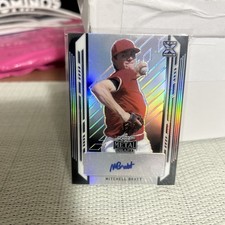 2021 Leaf Metal Draft Mitchell Bratt Auto /15! (RC) #BA-MB2