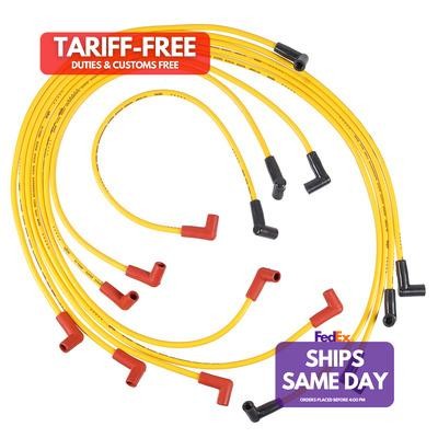 Accel ACL4050 Yellow 8 mm Spark Plug Wire Kit fits Chevy Corvette 1975-82 - 第 1/11 張圖片