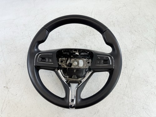 2014 - 2019 MASERATI GHIBLI DRIVER SIDE STEERING WHEEL LEATHER BLACK OEM