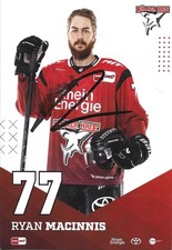 RYAN MACINNIS-EISHOCKEY-USA-K&Ouml;LNER HAIE-AUTOGRAMMKARTE-NEU