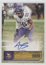 2016 Panini Prestige Veteran Signatures Anthony Barr #7 Auto 0v1