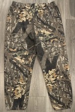 Jerzees Outdoors Vintage Camo Jogging Pants Mens 3XL Mossy Oak Break Up USA
