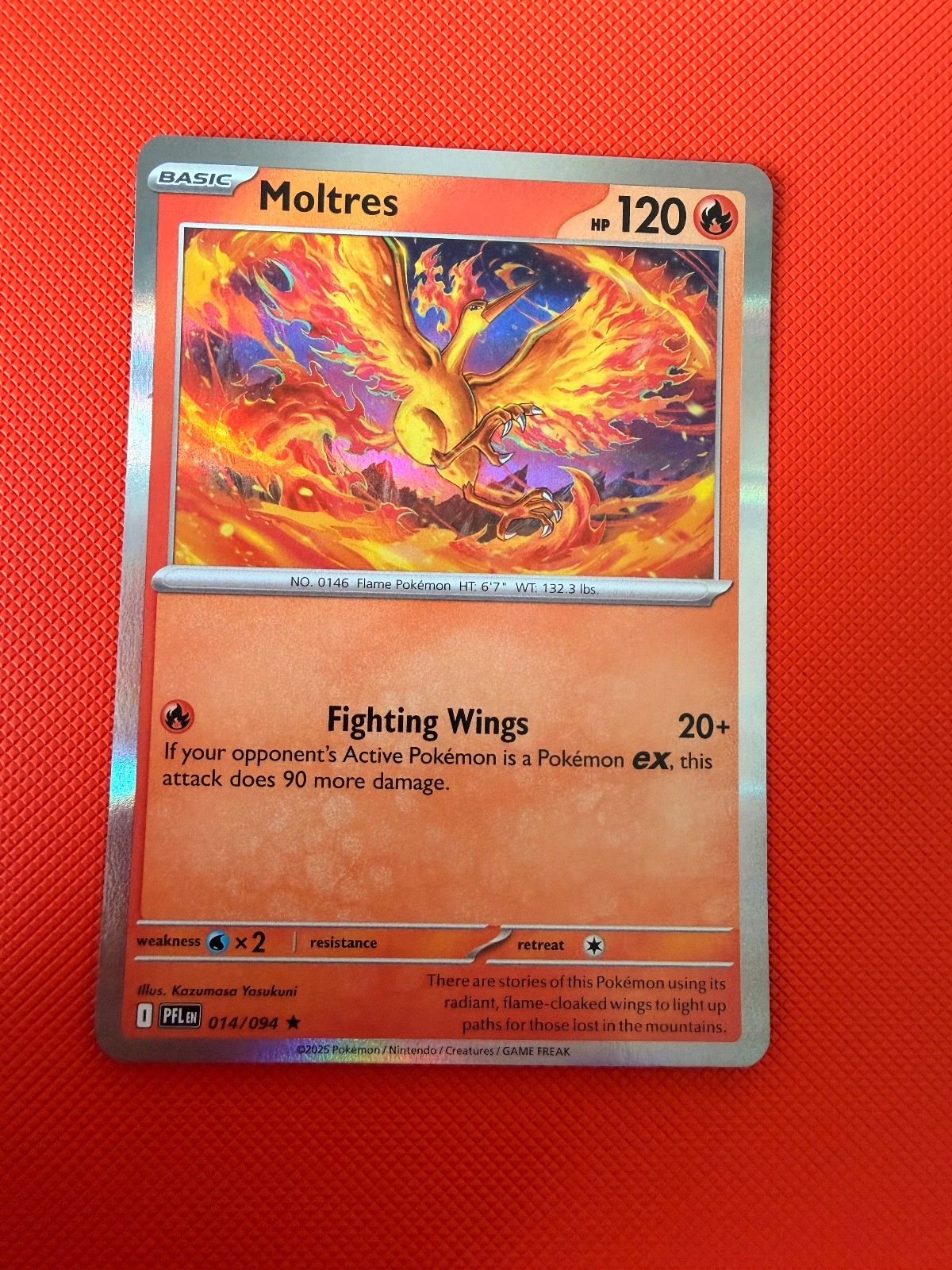 Moltres Holo Rare ME02: Phantasmal Flames 014/094 NM
