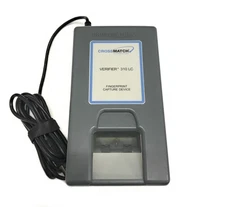 CrossMatch Verifier 310 LC Dual Fingerprint Scanner USB Biometric Authentication